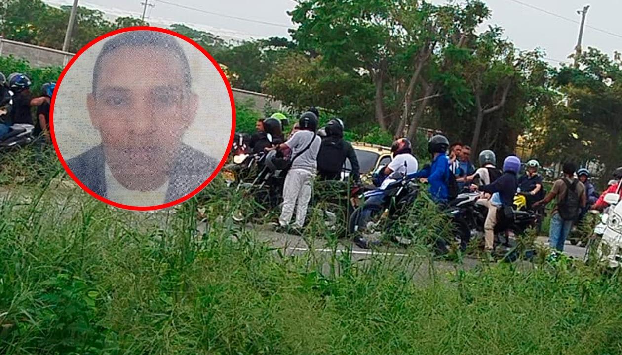 El accidente ocurrió en la vía Galapa - Barranquilla.