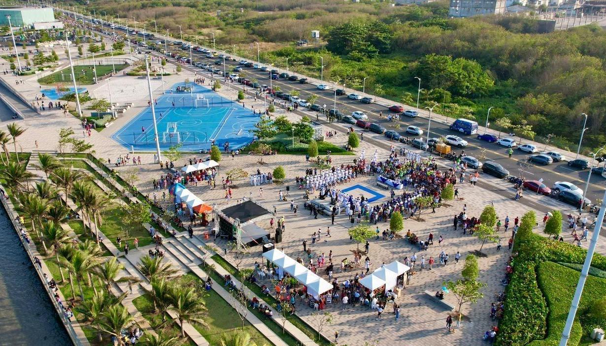 Vista aérea del Gran Malecón.