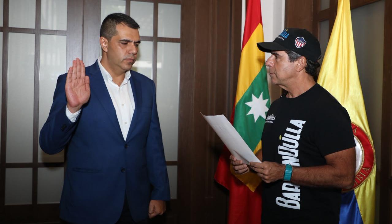 Alcalde Char posesiona al coronel (RP) Nicolás Martín como jefe de Seguridad Ciudadana.