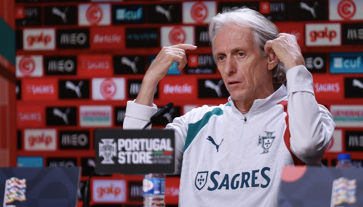Jorge Jesus, entrenador de la selección de Portugal. 