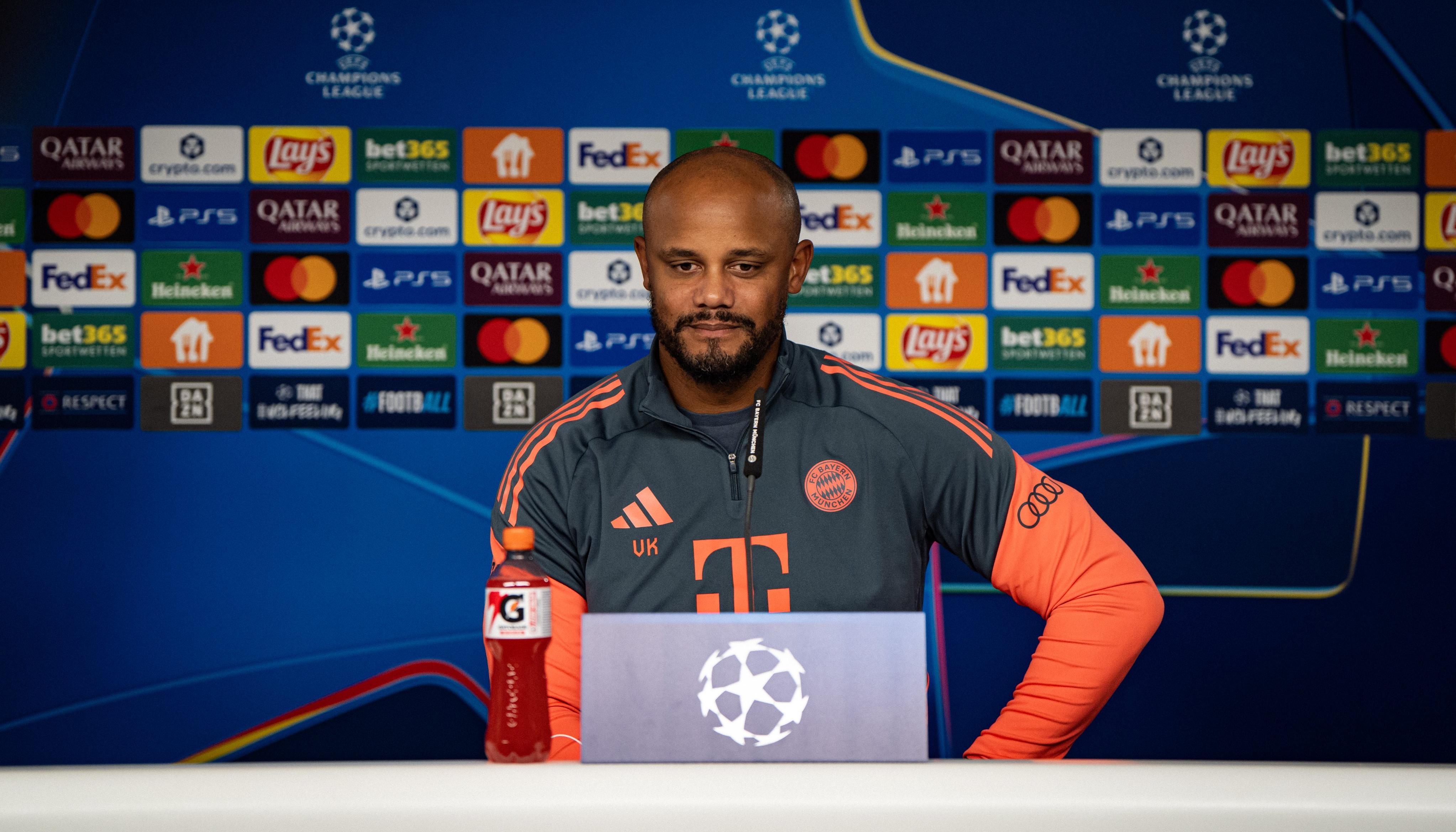 Vincent Kompany, entrenador del Bayern Múnich.