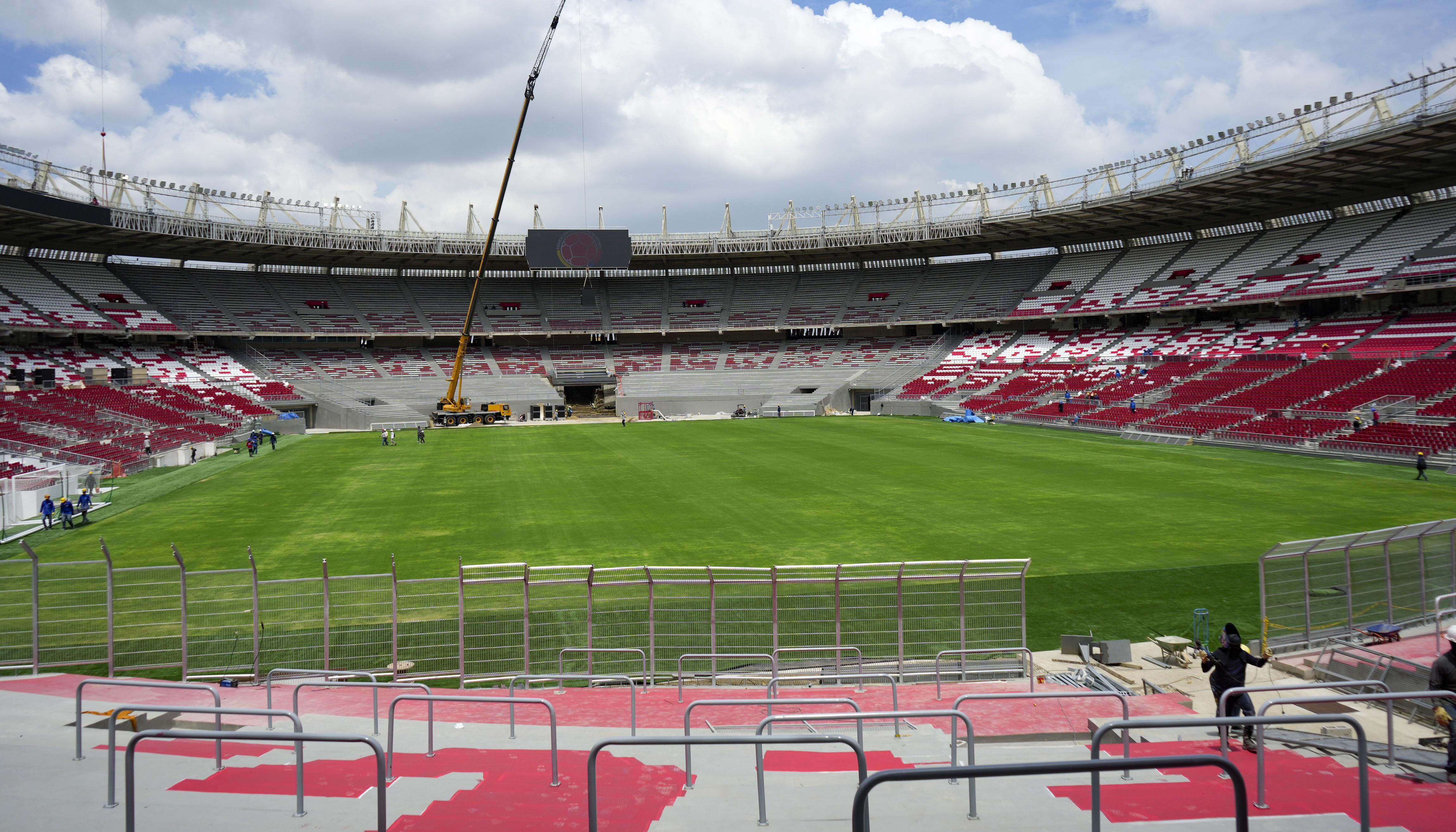 Así se encuentra el estadio Metropolitano.