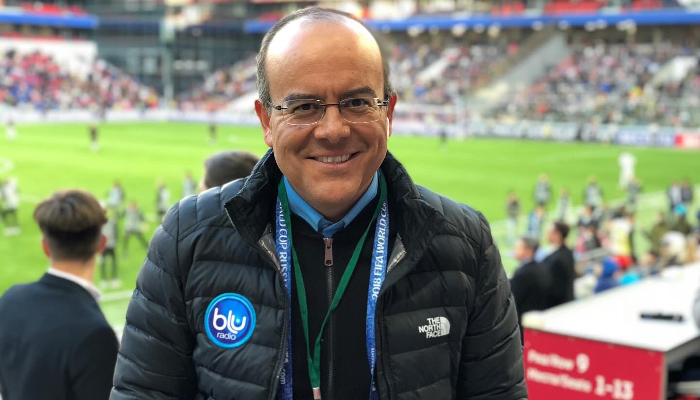 Ricardo Orrego, expresentador de deportes de Caracol Televisión.