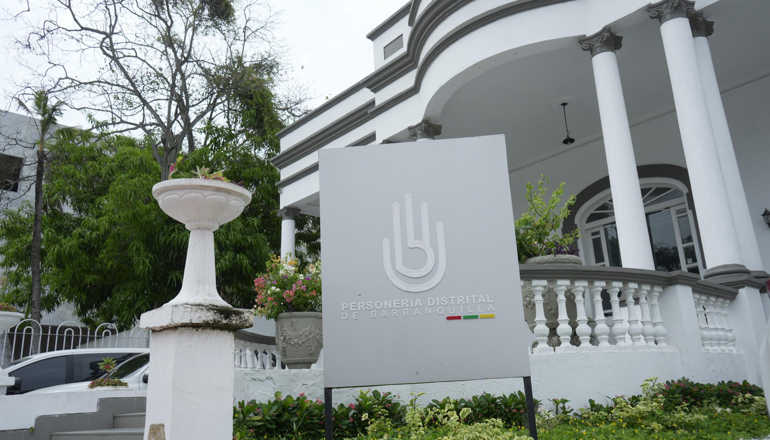 Fachada de la Personería de Barranquilla.