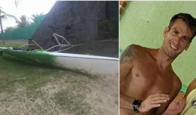 Piragüista de la selección brasileña Diego Bichir fue hallado muerto en el mar.