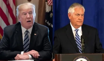Donald trump y Rex Tillerson