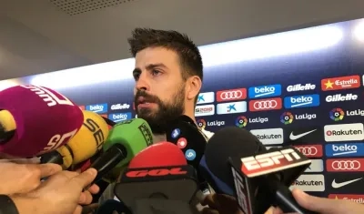 Gerard Piqué, jugador catalán de la Selección España.