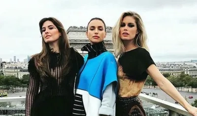 Taliana Vargas, Irina Shayk y la modelo Doutzen Kroes.