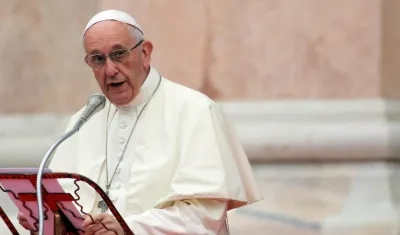 El Papa Francisco denuncia que la corrupción es "la carcoma de la vocación política"