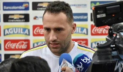 David Ospina, arquero de la selección.
