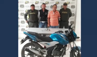 Los dos capturados en Malambo.