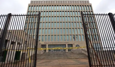 La embajada de los Estados Unidos, en La Habana (Cuba).