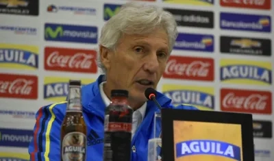 José Néstor Pékerman, técnico de Colombia.
