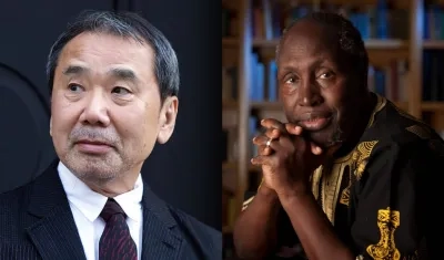 El japonés Haruki Murakami y el keniano Ngugi Wa Thiong'o.