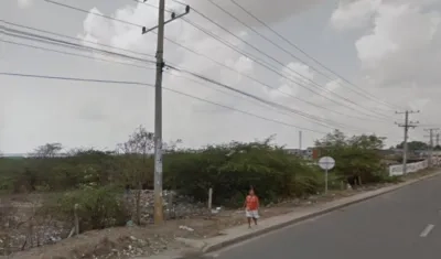 En esta zona enmontada fue hallado el cuerpo.