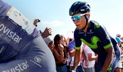 Nairo Quintana, ciclista colombiano.