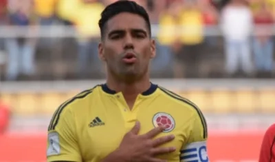 Radamel Falcao García, jugador colombiano.
