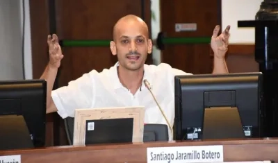 Santiago Jaramillo Botero, concejal de Medellín.