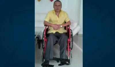 Alci Villanueva quedó en silla de rueda tras el atentado.