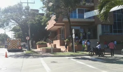 El conato de incendio ocurrió en el edificio Rosa del Parque.