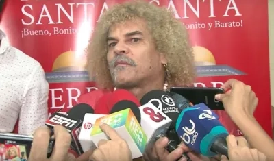 Carlos Valderrama, exjugador de la Selección Colombia.