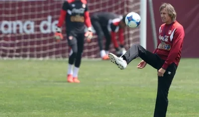 Ricardo Gareca, técnico de la Selección Perú. 