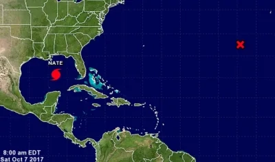 Tormenta Nate se convirtió en huracán 1.