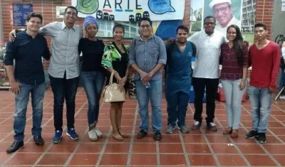 Representantes estudiantiles de la Universidad del Atlántico.