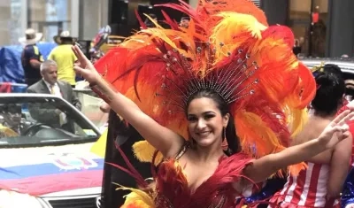 Valeria Abuchaibe Rosales, reina del Carnaval de Barranquilla 2018.