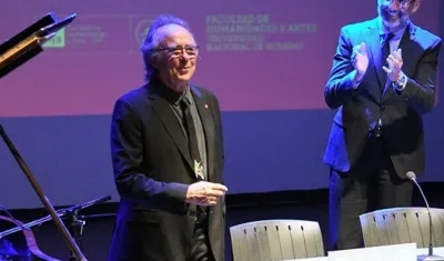 El cantante Joan Manuel Serrat