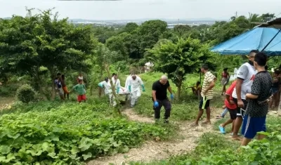 El CTI de la Fiscalía se encargó de la inspección del cuerpo.