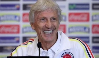 José Néstor Pékerman, DT de la Selección Colombia.