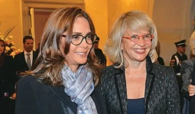 Gina Parody y Cecilia Álvarez rindieron declaración el viernes en la Fiscalía.