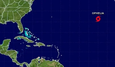 Hasta el momento Ofelia no representa peligro.