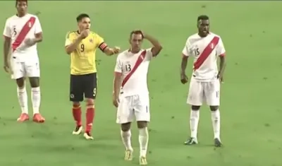 Falcao García convence a los peruanos de dejar las cosas 1-1.