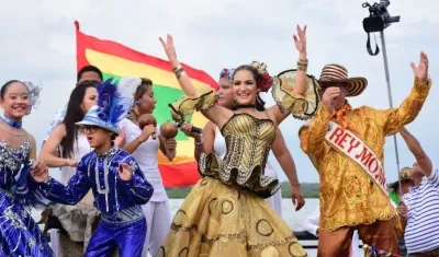La reina del Carnaval 2018, Valeria Abuchaibe.