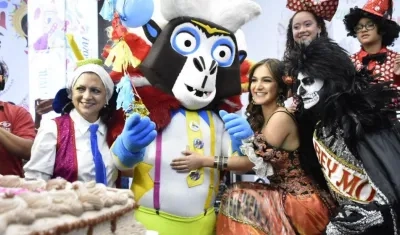 Baqui llevó alegría y pudín a la Reina Valeria en su cumpleaños.