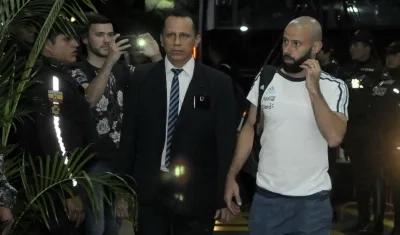 Javier Mascherano, jugador de la Selección Argentina. 