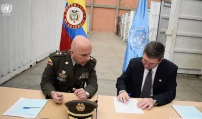 De esta manera se cumple la última actividad relacionada con el Proceso de Dejación de Armas de las FARC-EP, por parte de la Misión de las Naciones Unidas en Colombia.