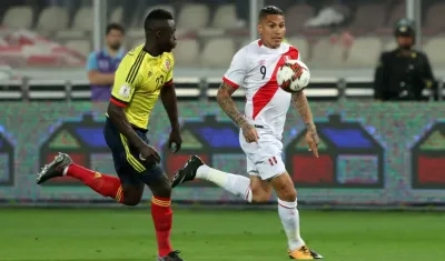 Paolo Guerrero, capitán de la Selección Perú. 