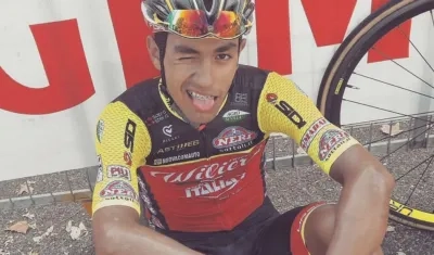 Daniel Martínez, ciclista colombiano. 