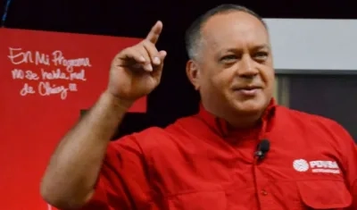 Diosdado Cabello, político chavista.