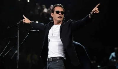 El cantante Marc Anthony.