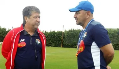 Hernán Darío 'Bolillo' Gómez y Édgar 'el Pánzer' Carvajal.