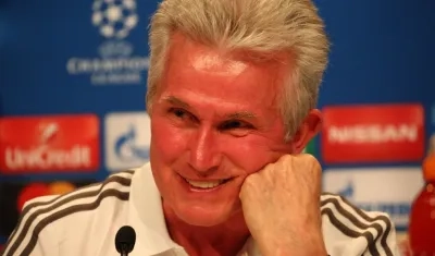 Jupp Heynckes,  entrenador del Bayern Múnich.
