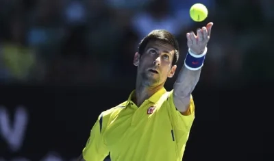 Novak Djokovic, tenista serbio. 