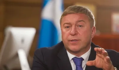 Alexandr Yaroshuk, alcalde de Kaliningrado, Rusia.