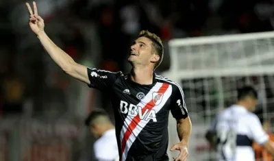 Lucas Alario, delantero argentino. 