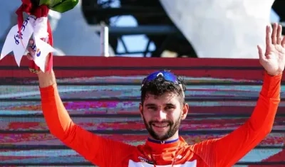 Fernando Gaviria, segunda victoria en línea en el Tour de Guangxi en China.