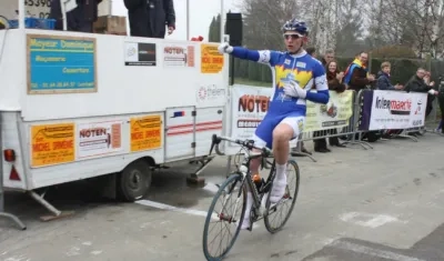 Mathieu Riebel, ciclista fallecido.